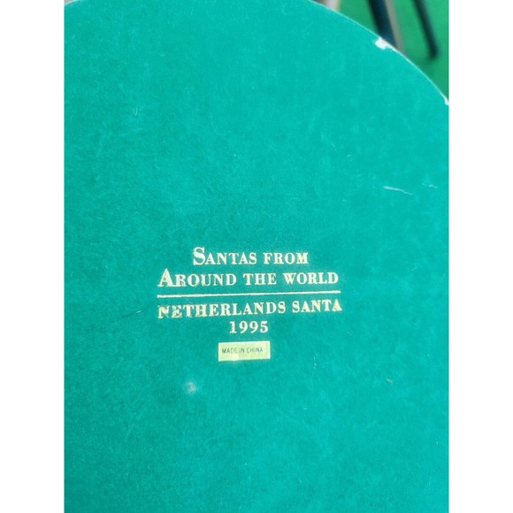 Vtg SANTAS FROM AROUND THE WORLD AMSTERDAM SANTA 1995 LORD & TAYLOR 12" tall - Picture 10 of 11